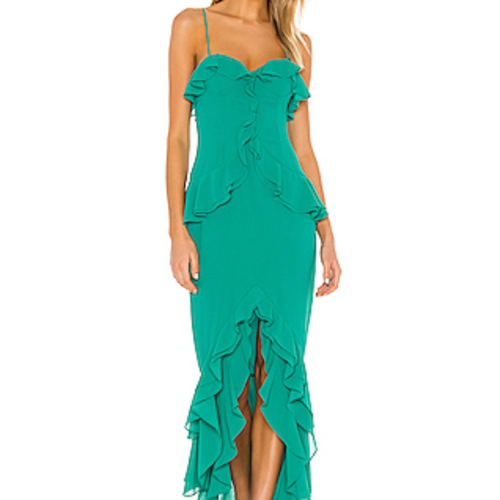 Never worn Lovers + Friends green dress